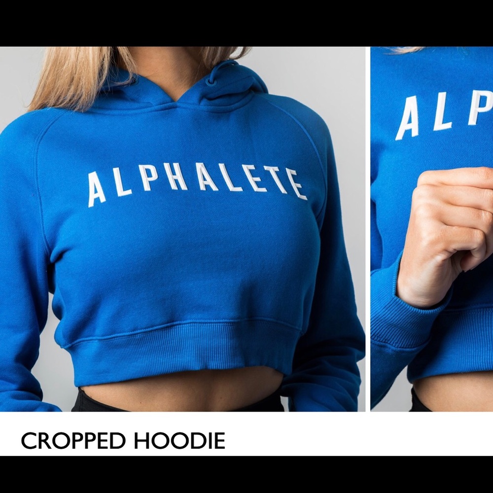 NWT Alphalete cropped hoodie